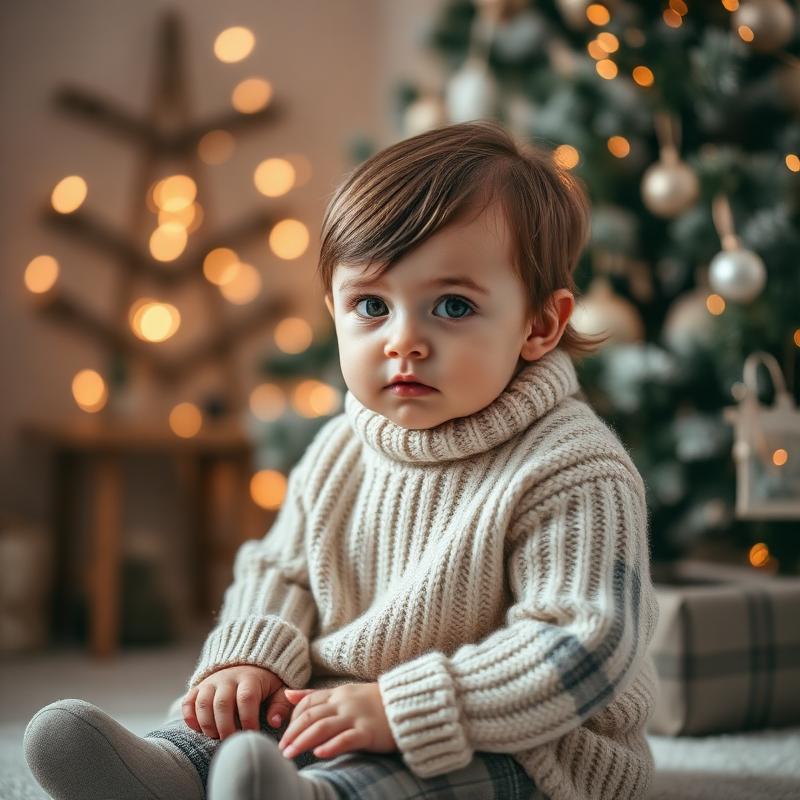 Bespoke christmas outfit for children by independent UK makers