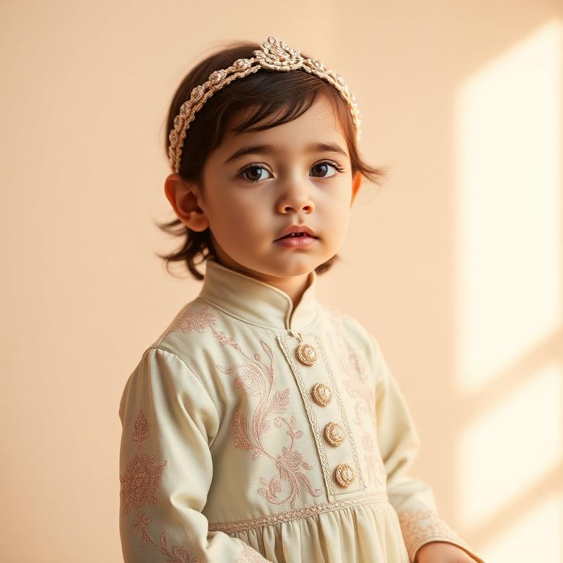 Bespoke eid outfit for children by independent UK makers